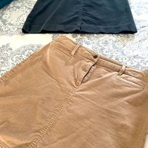 Corduroy Talbots skirt